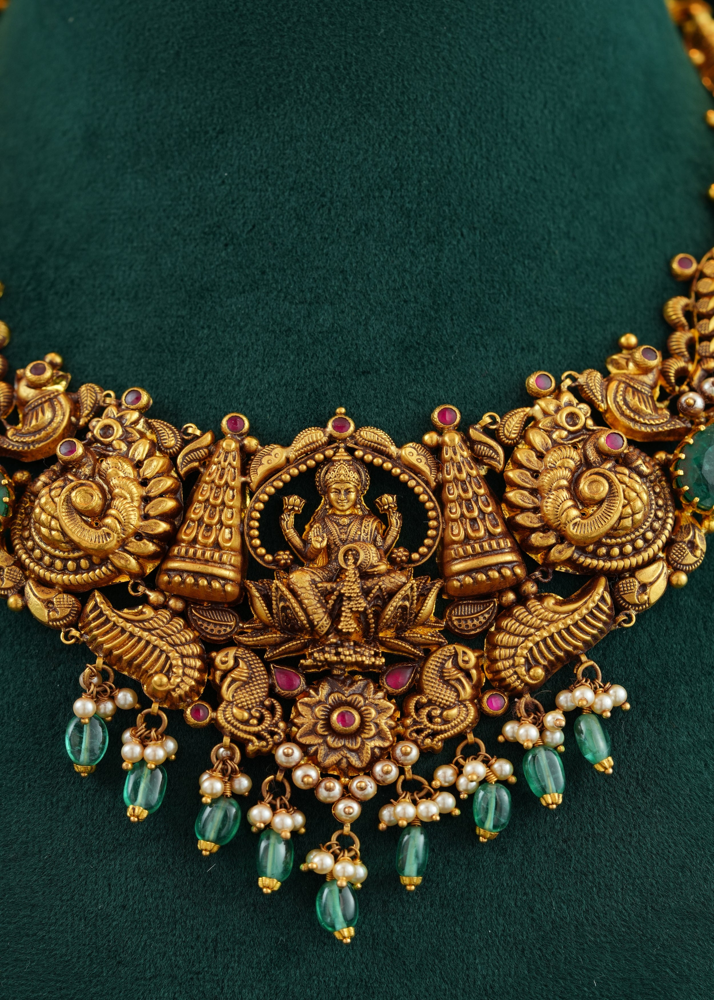 22KT NAKSHI HARAM SET