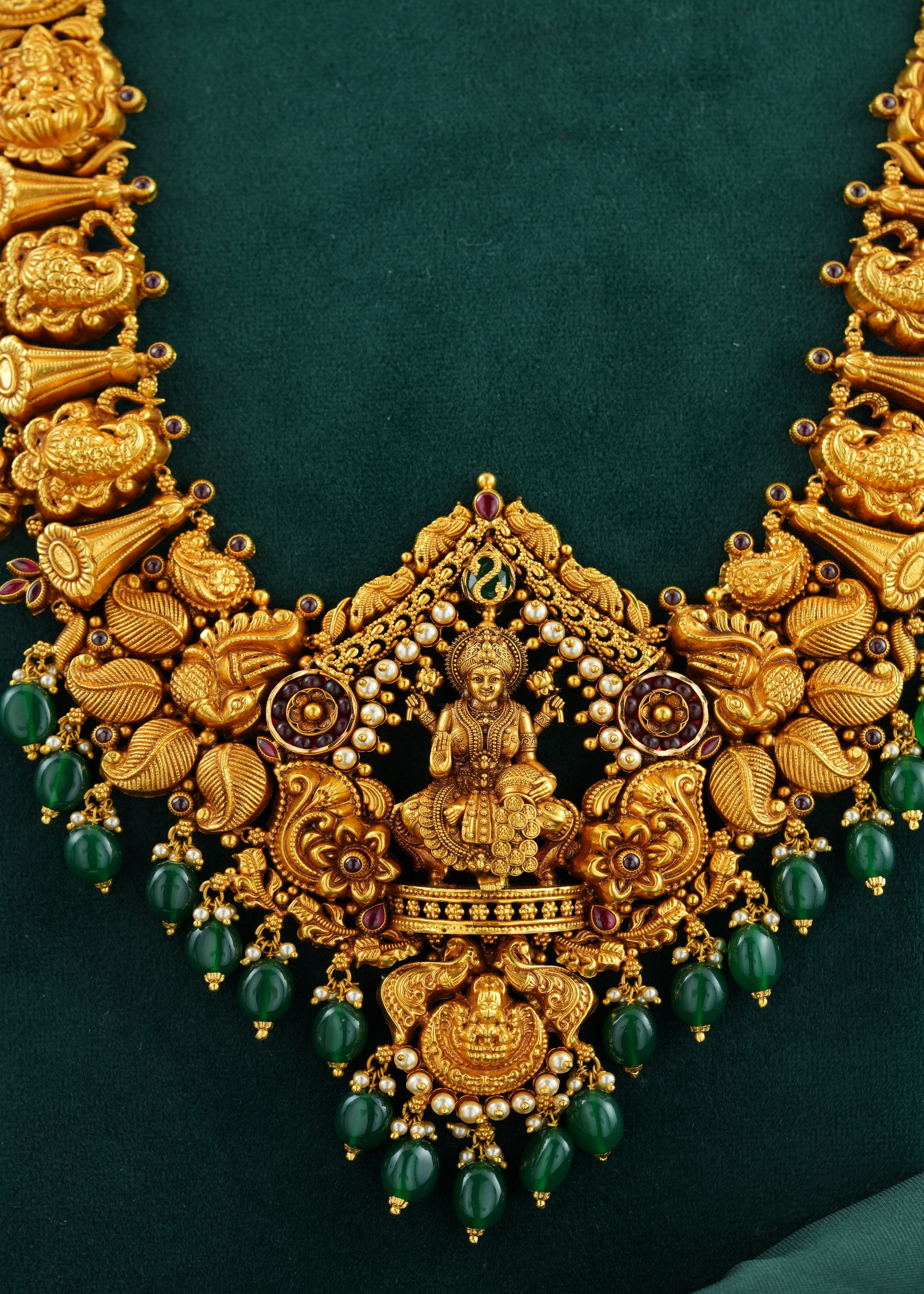 22KT NAKSHI HARAM SET