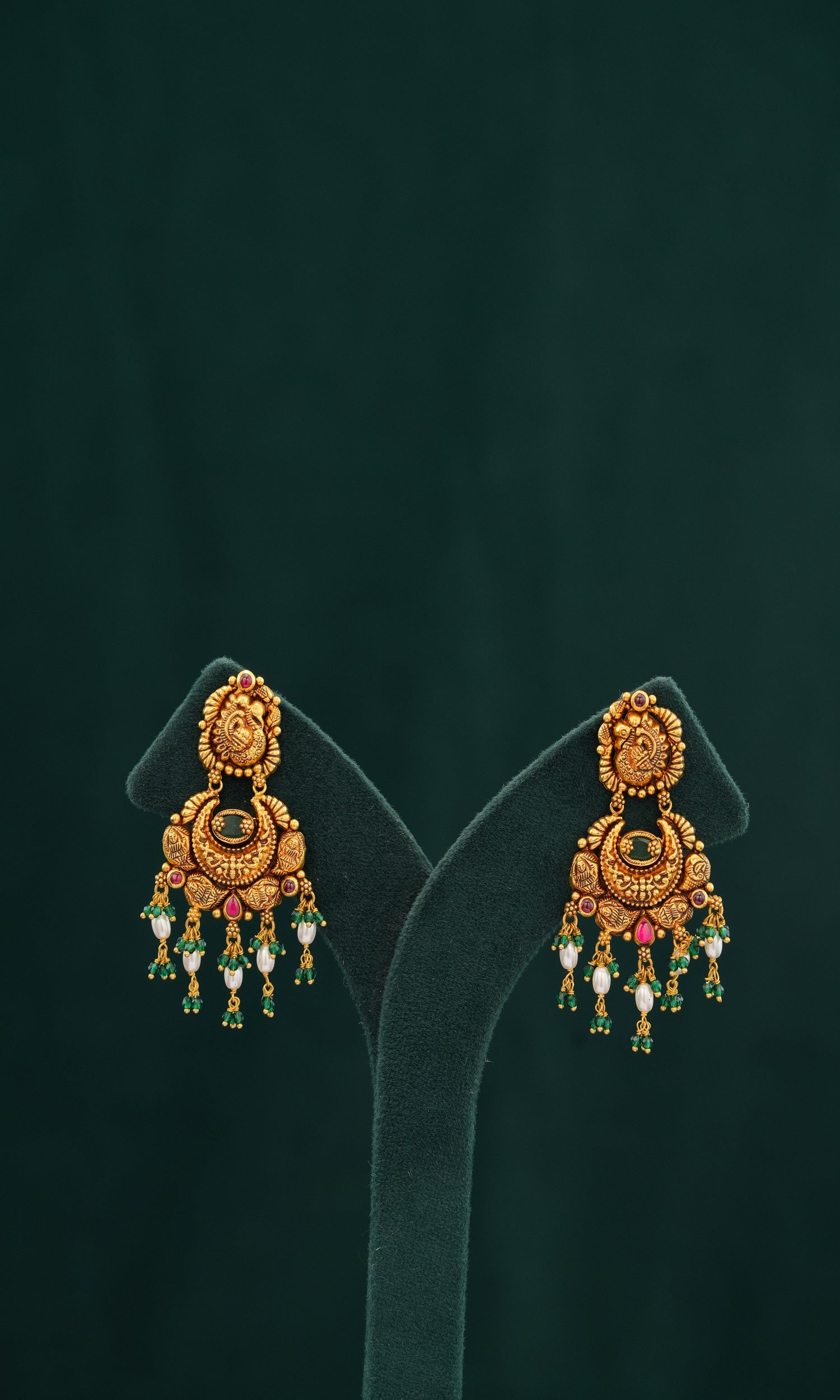 22KT NAKSHI EARRINGS