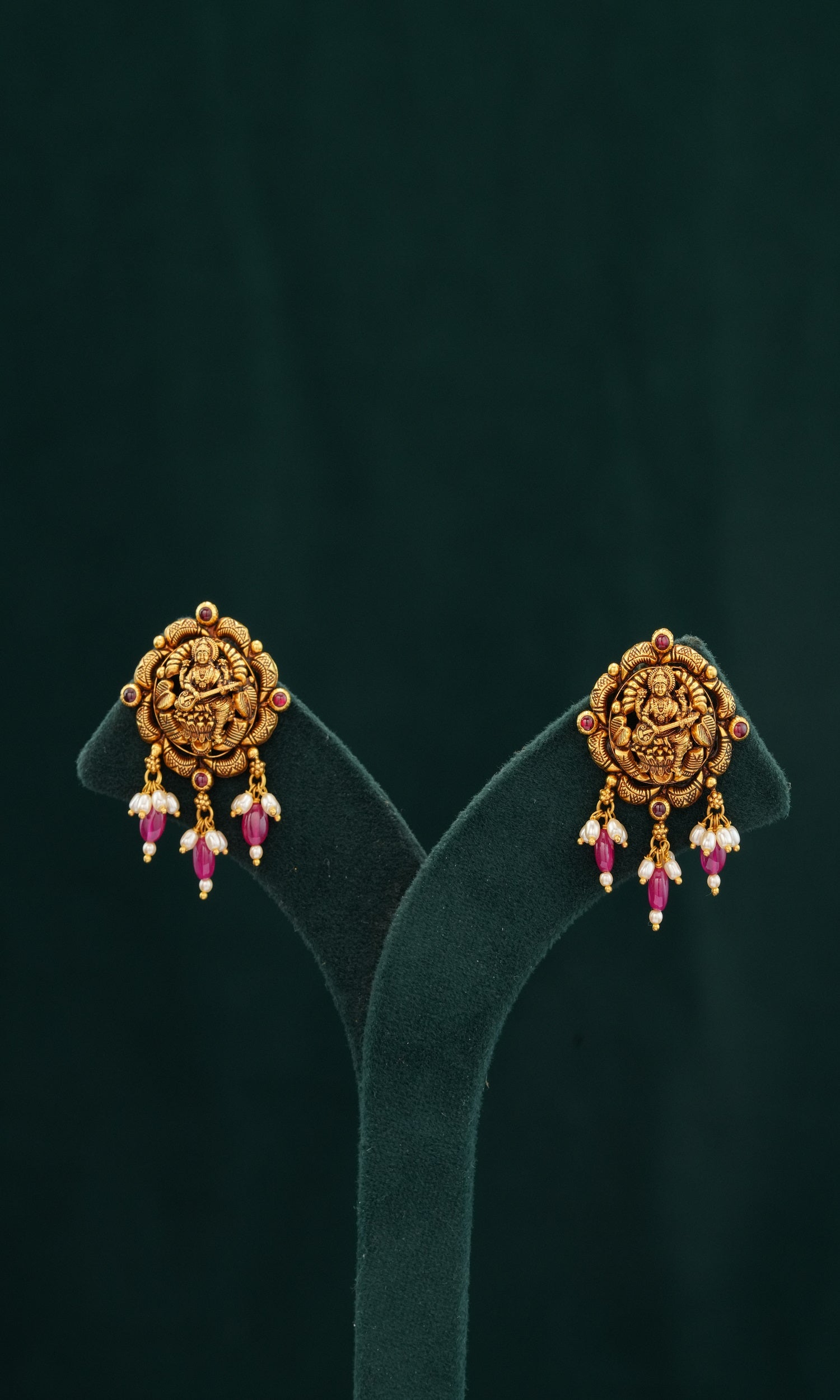 22KT NAKSHI EARRINGS