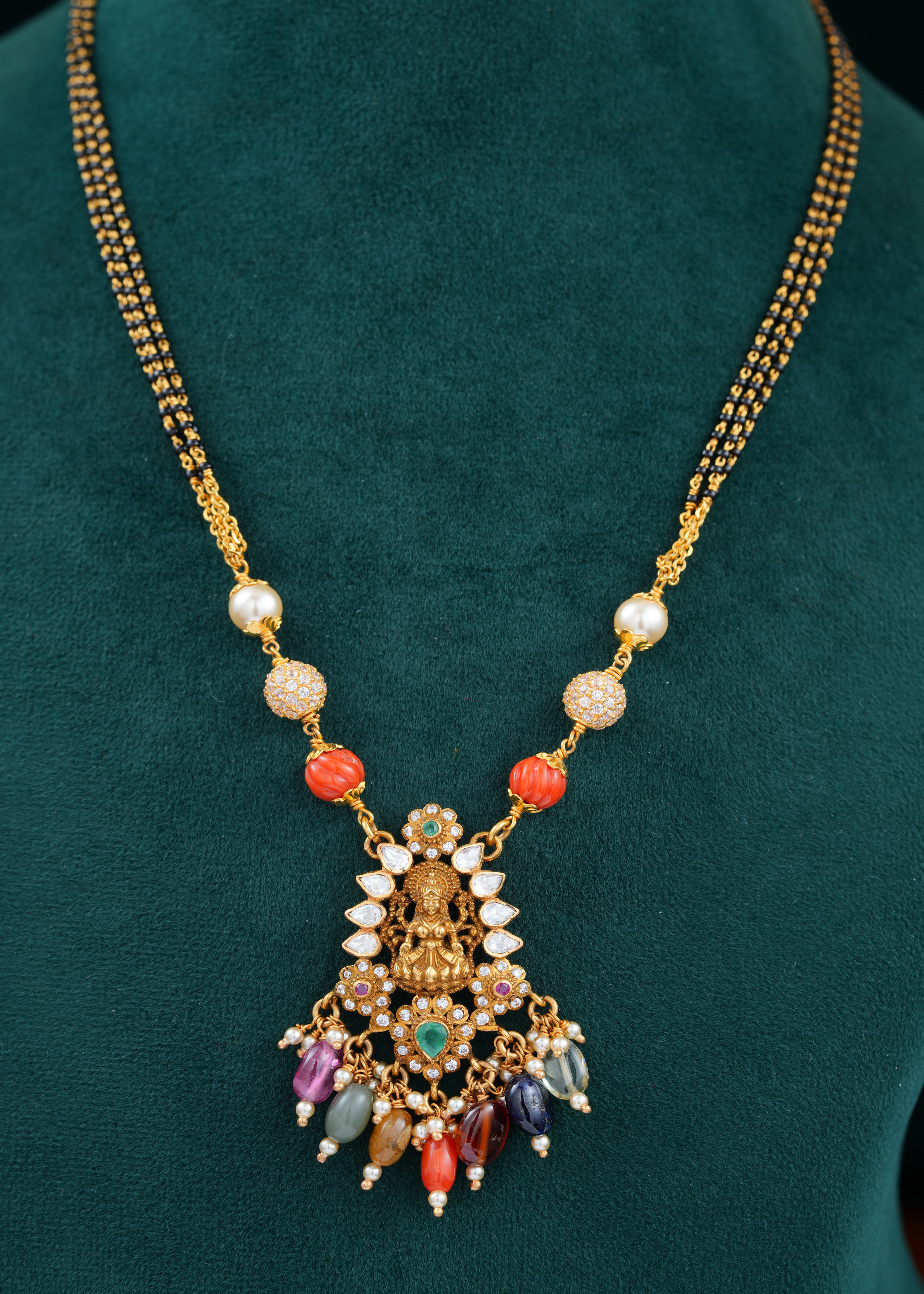 Lakshmi Devi Idol Mangalsutra