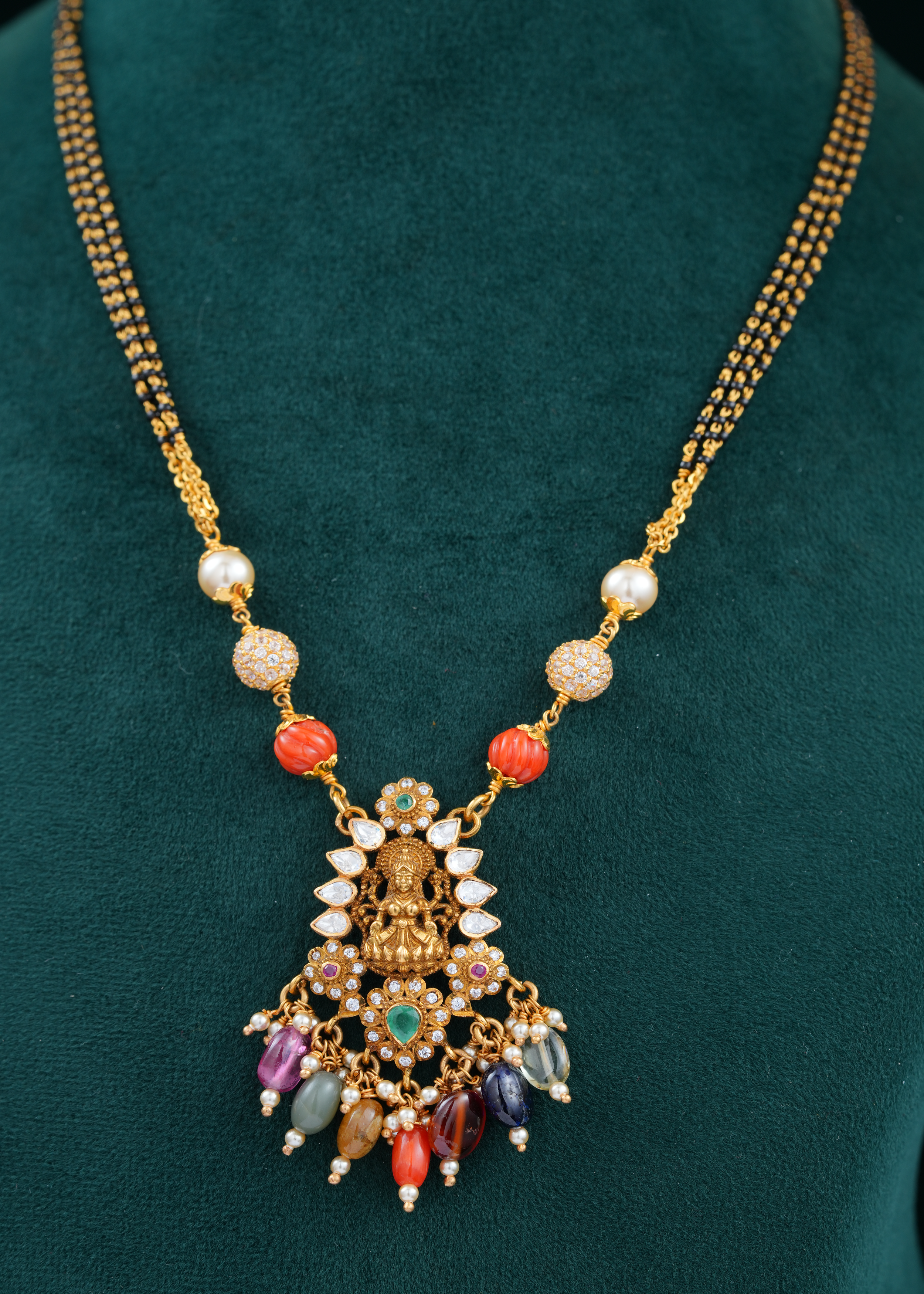 Lakshmi Devi Idol Mangalsutra