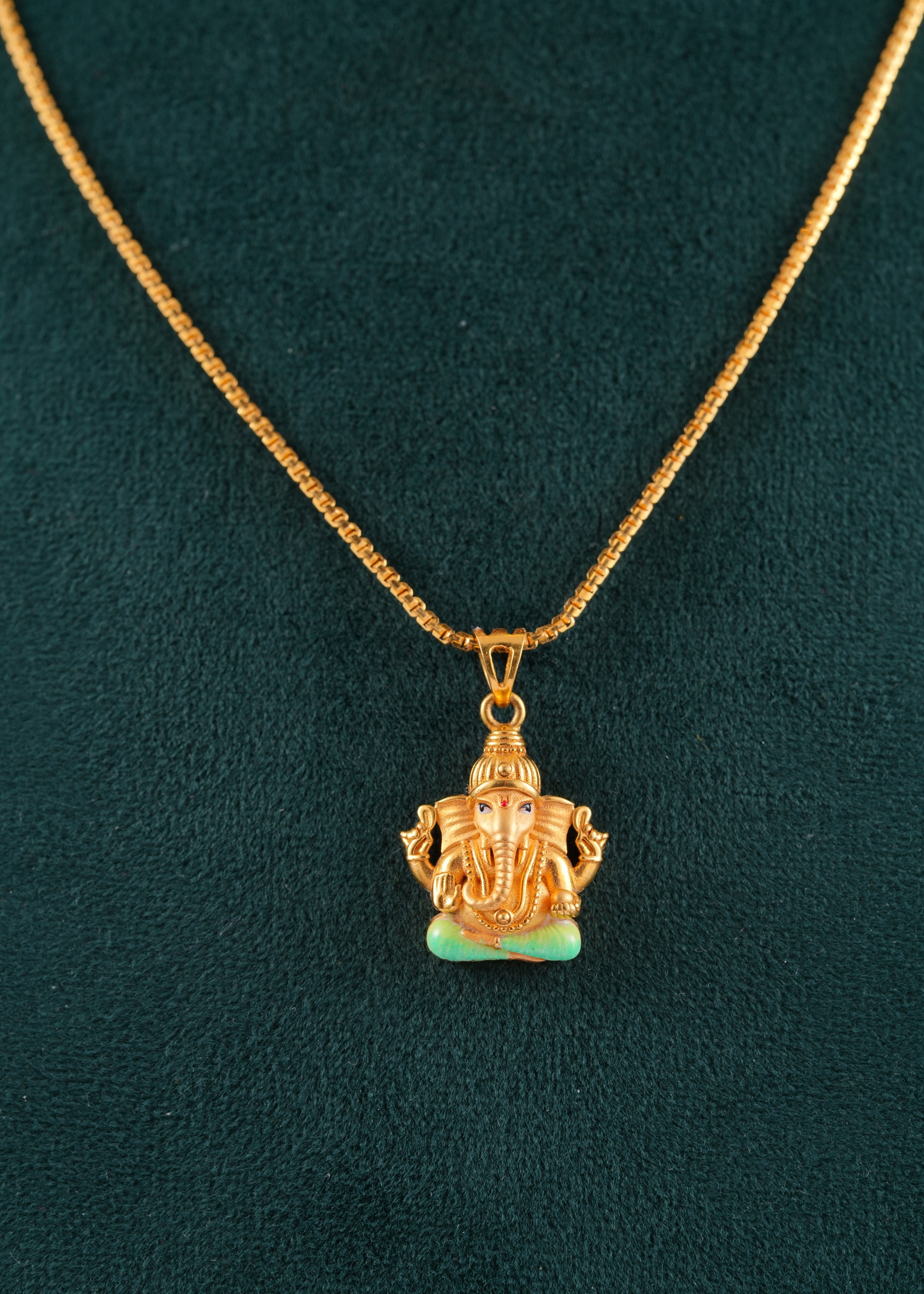 22KT GANPATI PENDANT