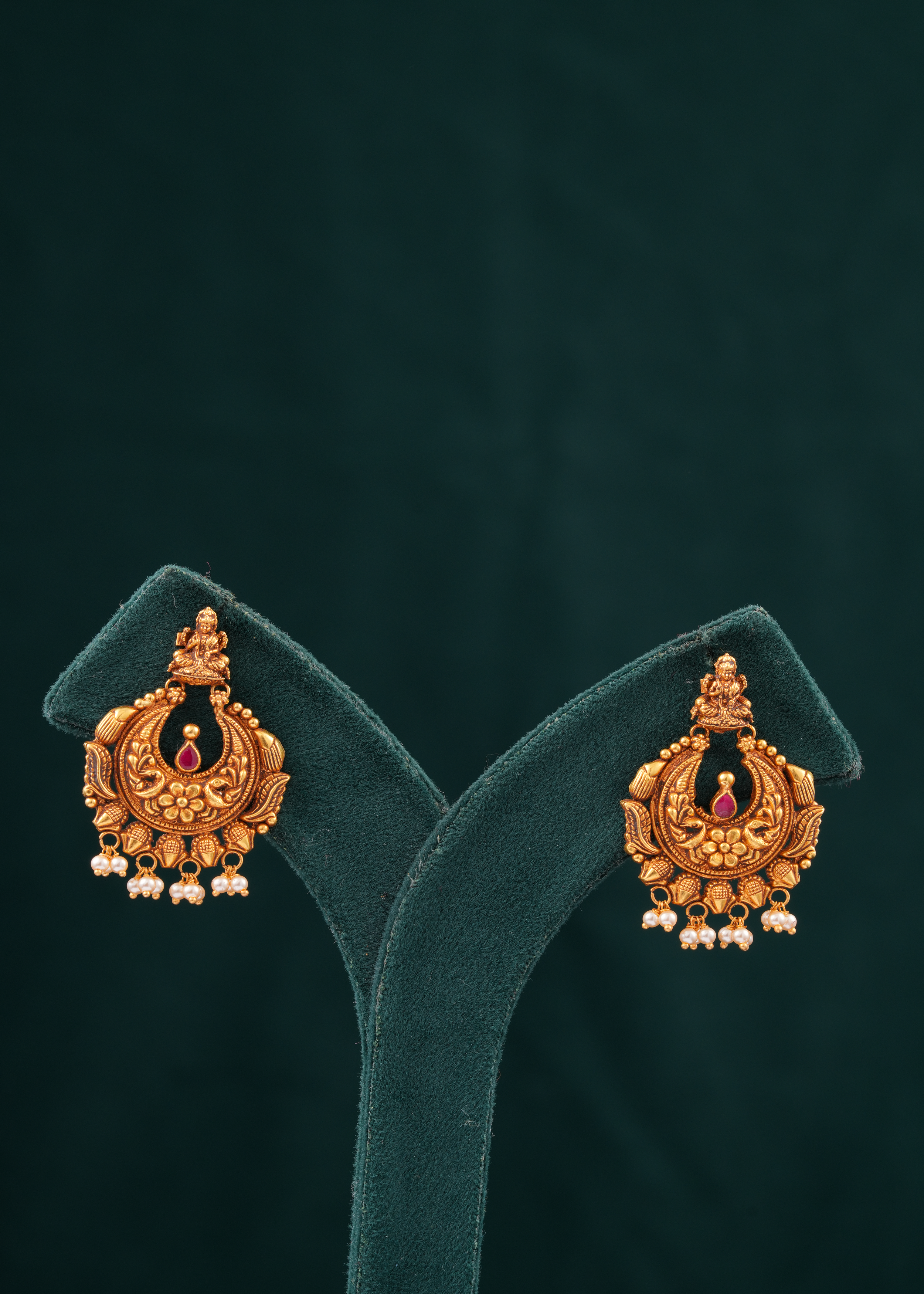 22KT CHANDBALI EARRINGS