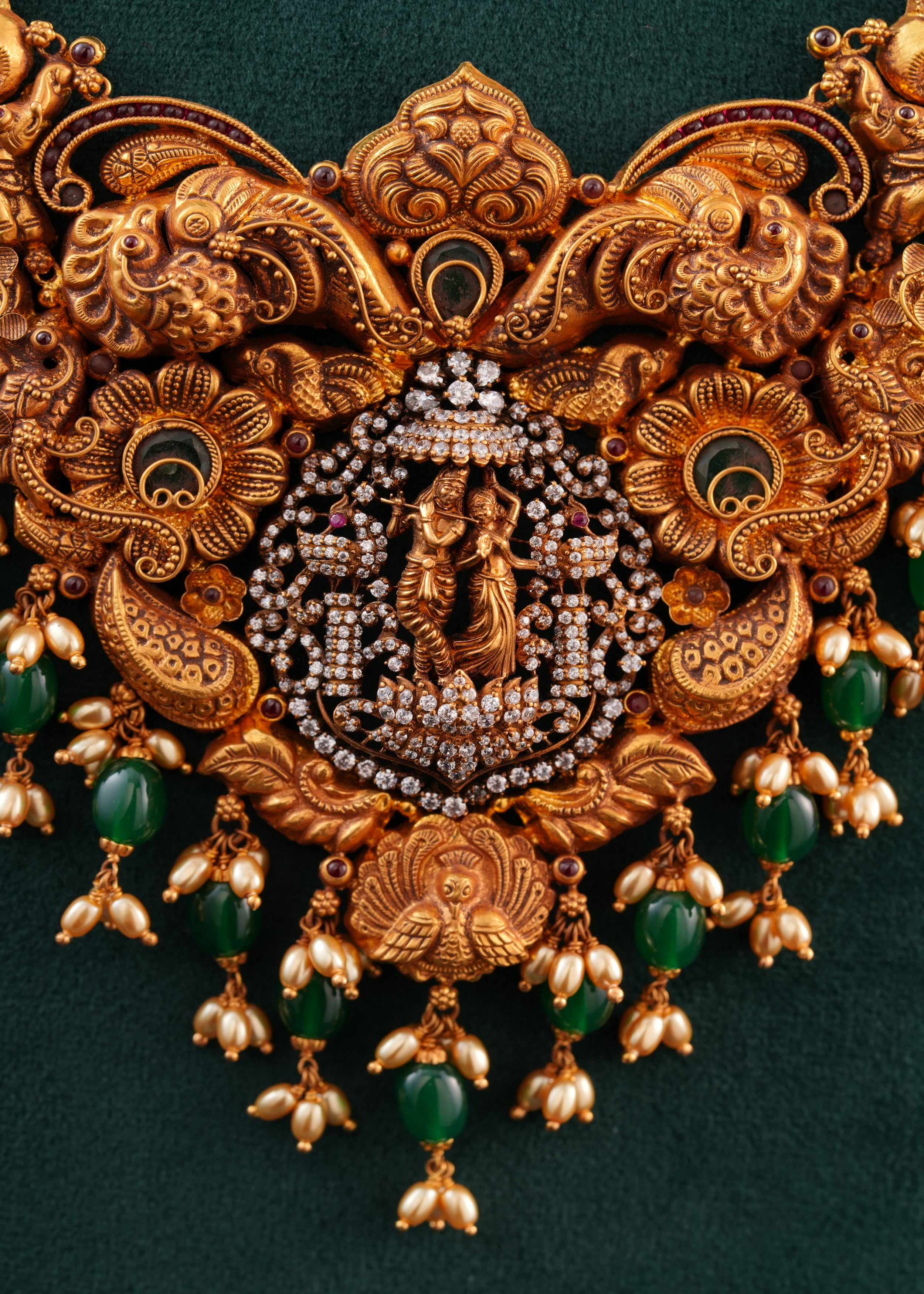 22KT RADHA KRISHNA GOLD HARAM