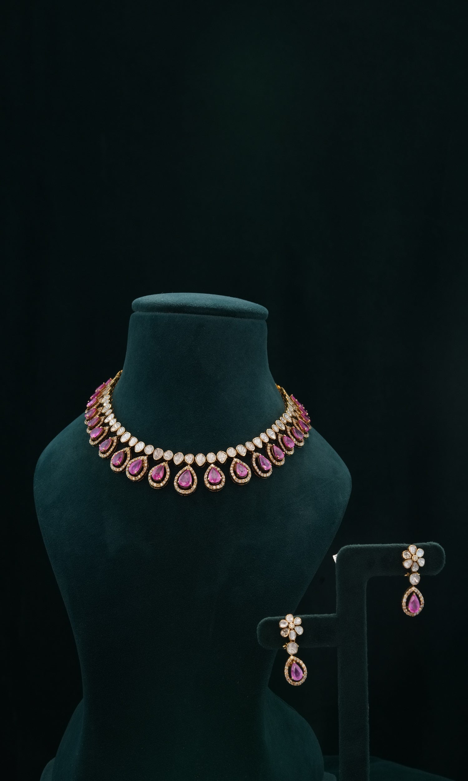 POLKI NECKLACE SET